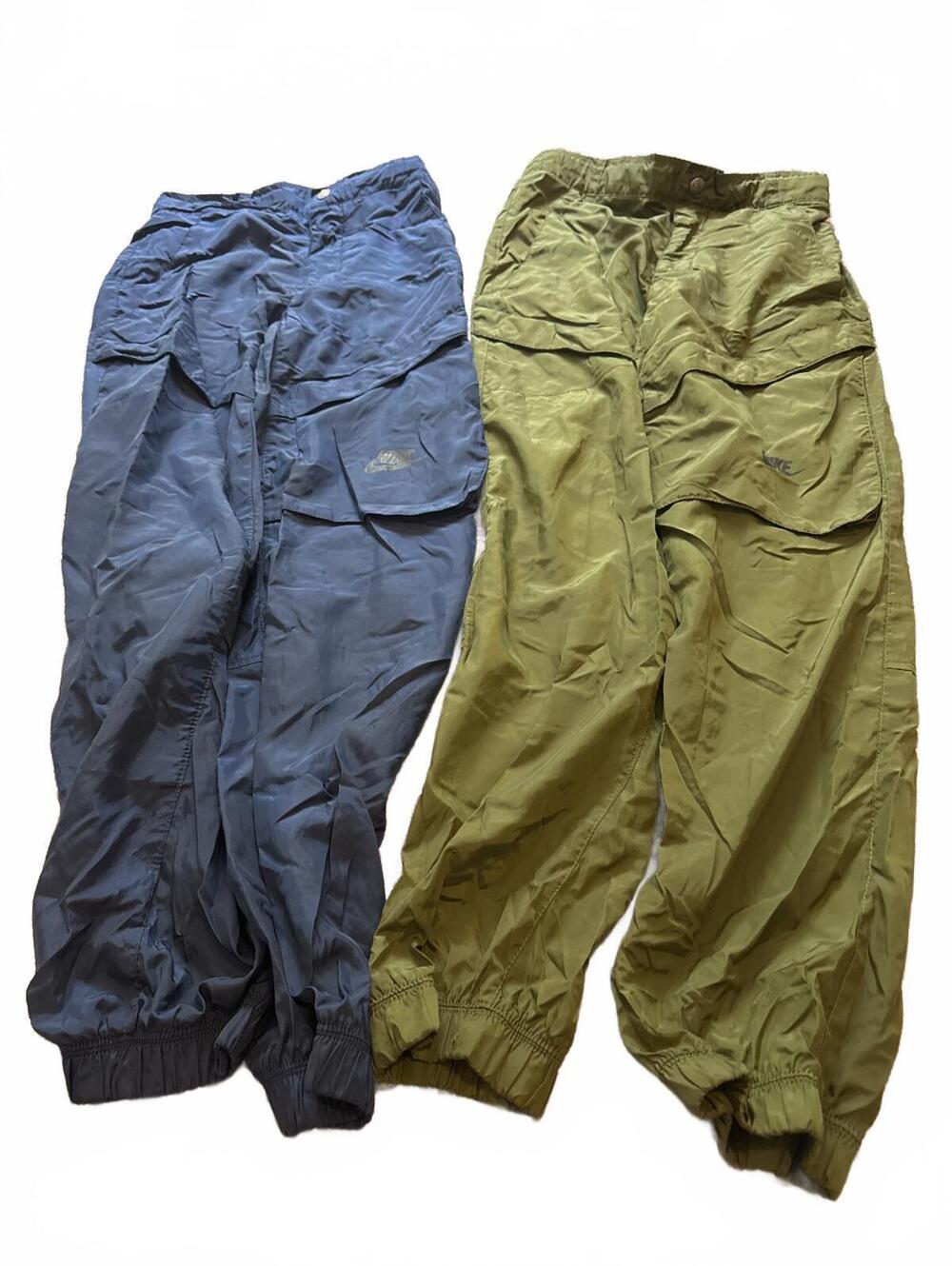 Nike Boys Large Lot of 2 - Blue Green Cargo Track Pants